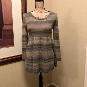 Moth Anthropologie striped wool blend sweater S A6